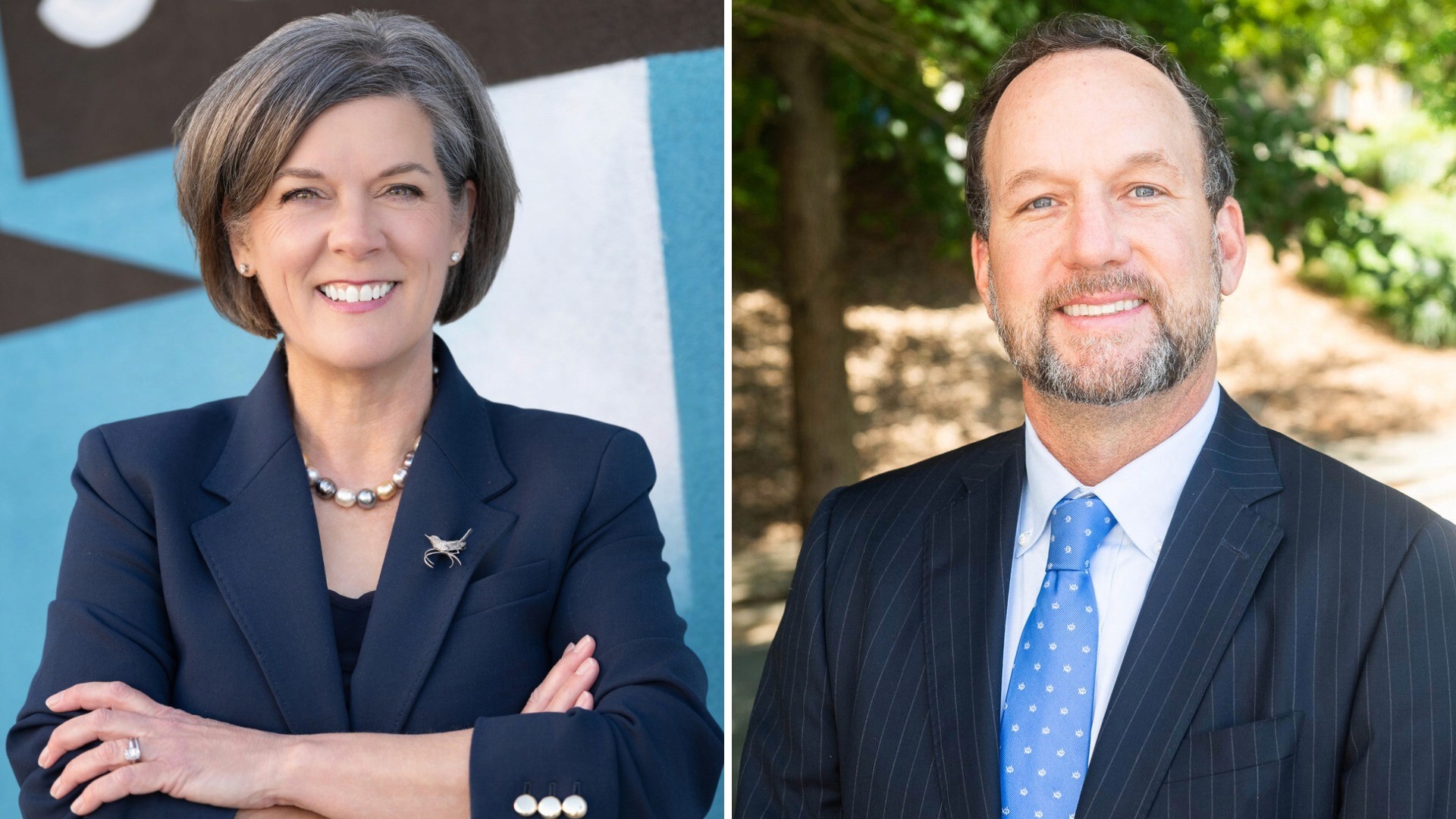 Image of District 24 South Carolina House of Representatives candidates Caroline Avinger (left) and Bruce Bannister (right)